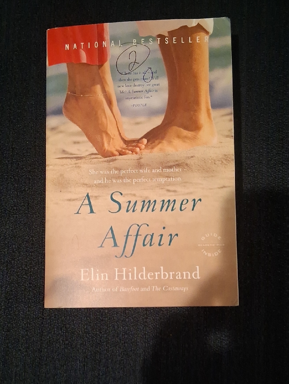 A Summer Affair by Elin Hilderbrand - Beach Cover (Blue, Tan)